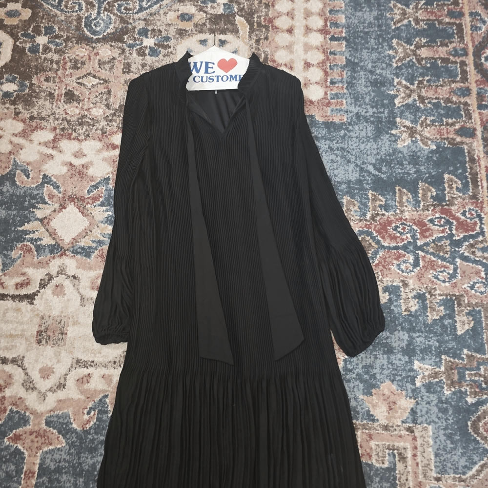 DKNY Black Long Sleeve Dress